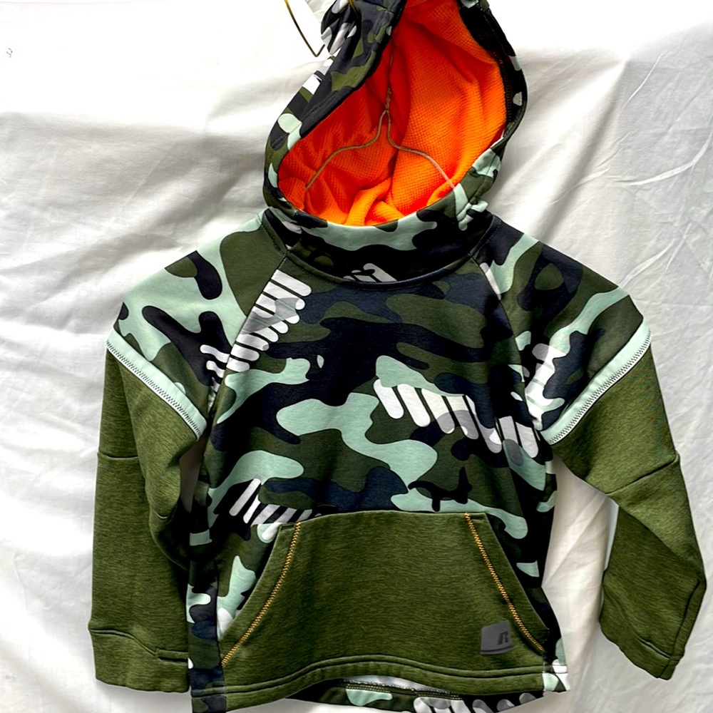Russell dri power 360 pullover hoodie boys sz 4-5